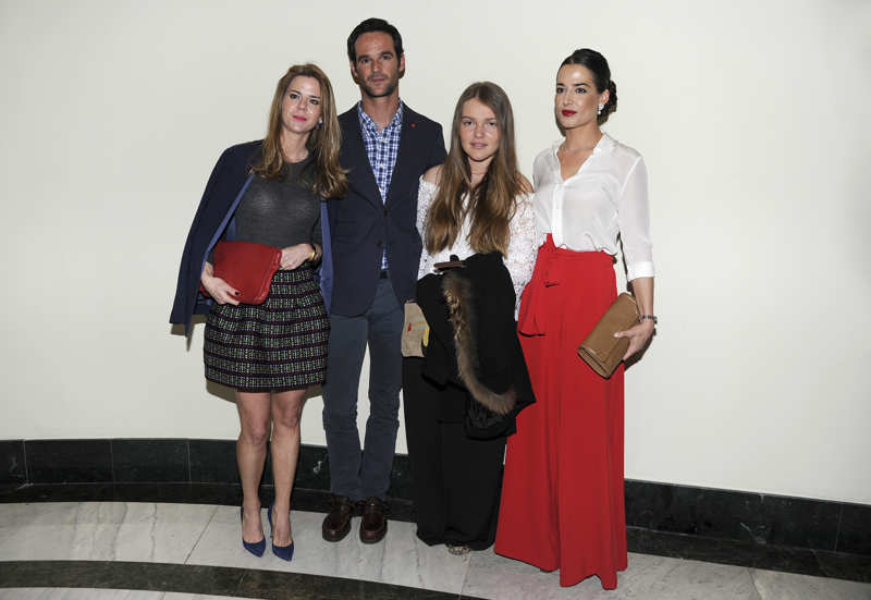Los hermanos Bono Rodríguez por orden: Amelia, José, Sofía y Ana.