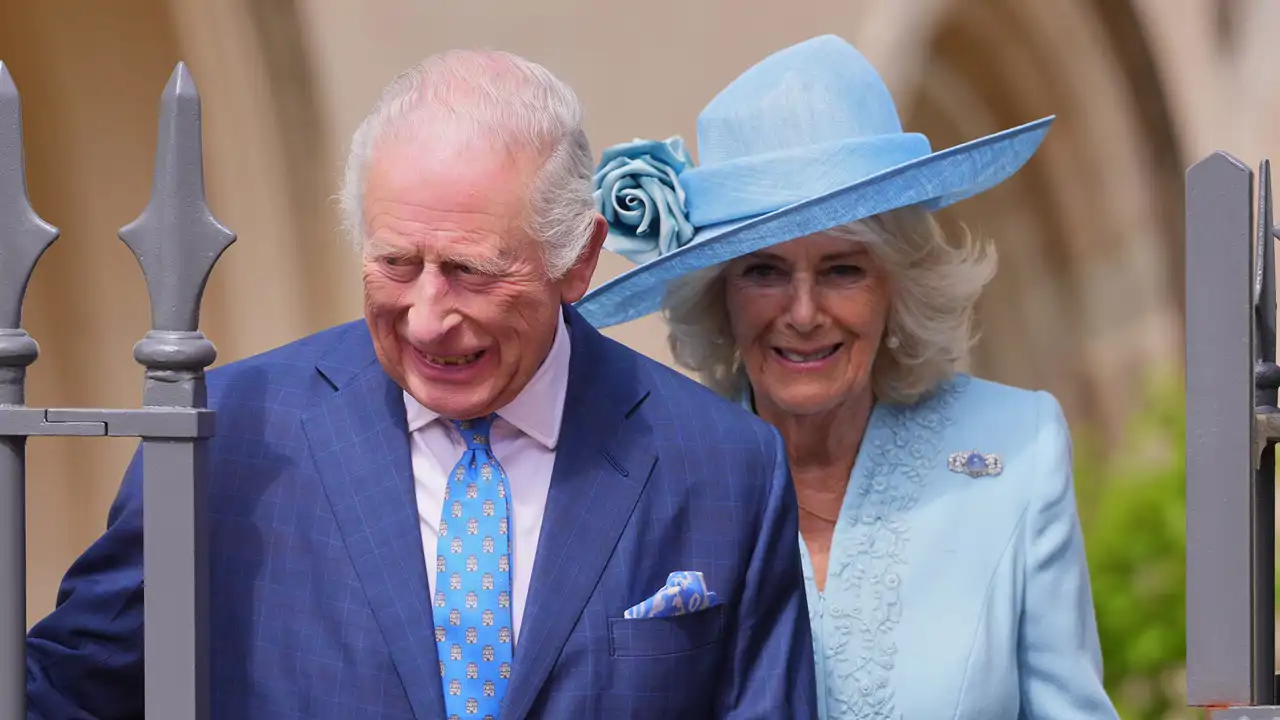 El Rey Carlos y Camilla en el Castillo de Windsor